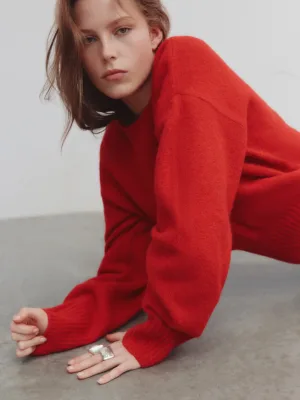 Elsie Knit Vermillion