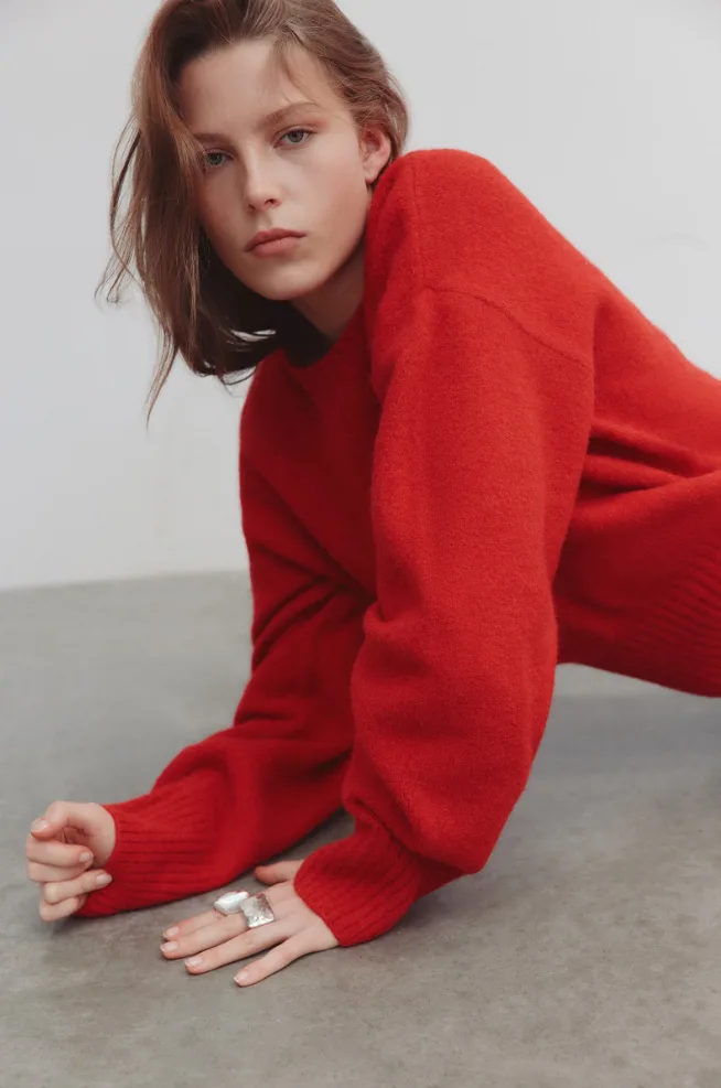 Elsie Knit Vermillion