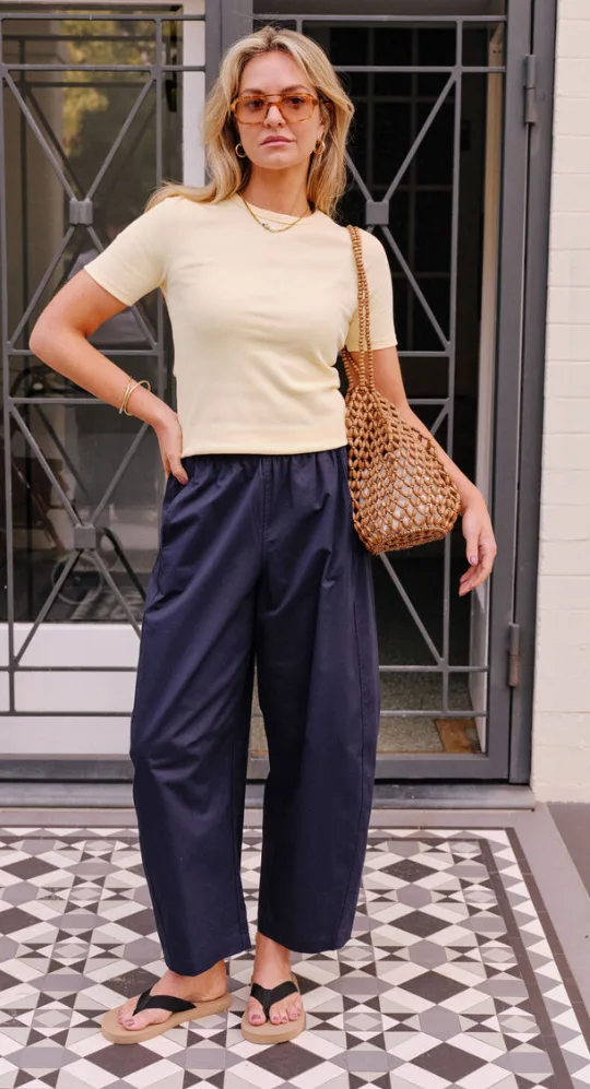 Luella Rib Tee Butter