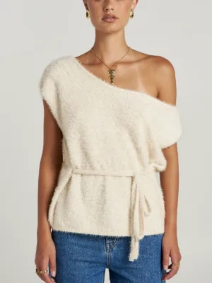 Ivy Knit Top - Lily White