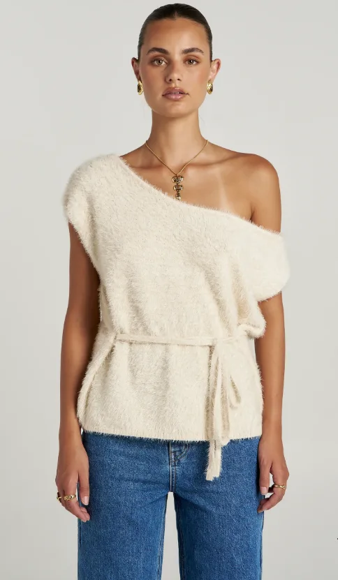 Ivy Knit Top - Lily White