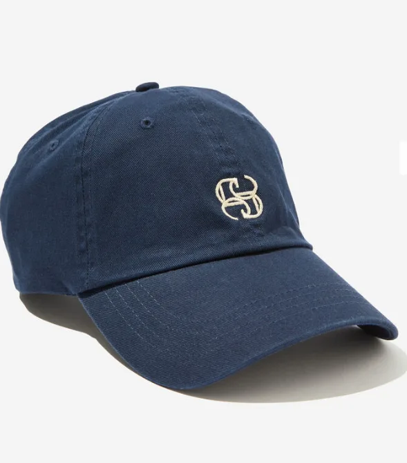Pip Everyday Cap Navy Ecru Stitch
