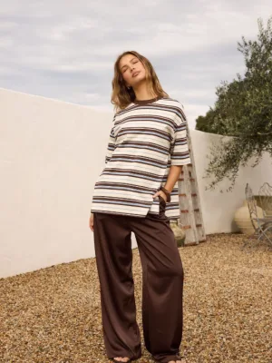 Missy Tee Multi Stripe