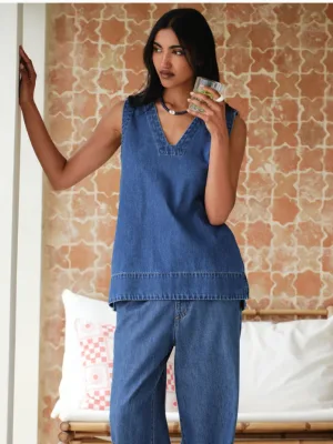 Winnie Tunic Fresh Indigo