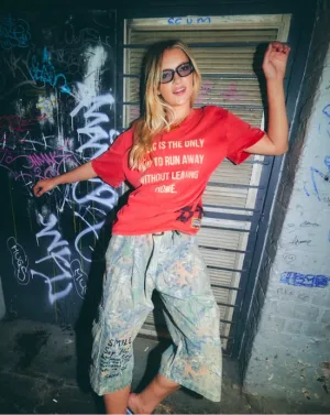 The Vinyl Shop Tee - Red