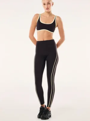 Cypher FL Legging Black Bean Soft Yellow