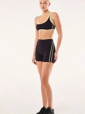 Cypher Bike Short Black Bean Soft Yellow